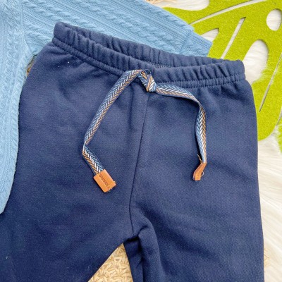 Conj. Casaco Original Brand e Calça de Moletom - Azul Jeans